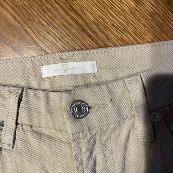 Seven 7 for All Mankind Ankle Raw Hem Jeans frayed - Picture 3 of 5